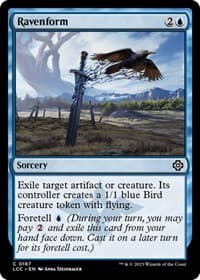 Ravenform - Commander: The Lost Caverns of Ixalan - Magic: The Gathering card