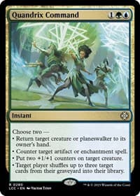 Quandrix Command - Commander: The Lost Caverns of Ixalan - Magic: The Gathering card