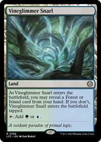 Vineglimmer Snarl - Commander: The Lost Caverns of Ixalan - Magic: The Gathering card