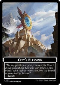 City's Blessing // Pirate Double-Sided Token - Commander: The Lost Caverns of Ixalan - Magic: The Gathering card