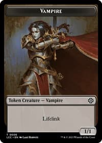 Vampire (0006) // Vampire Demon Double-Sided Token - Commander: The Lost Caverns of Ixalan - Magic: The Gathering card