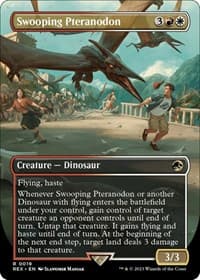 Swooping Pteranodon (Borderless) - Universes Beyond: Jurassic World Collection - Magic: The Gathering card