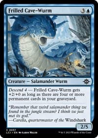 Frilled Cave-Wurm - The Lost Caverns of Ixalan - Magic: The Gathering card