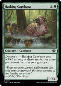 Basking Capybara - The Lost Caverns of Ixalan - Magic: The Gathering card