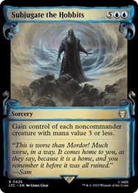 Subjugate the Hobbits (Showcase Scrolls) - Commander: The Lord of the Rings: Tales of Middle-earth - Magic: The Gathering card