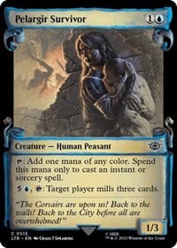 Pelargir Survivor (Showcase Scrolls) - Universes Beyond: The Lord of the Rings: Tales of Middle-earth - Magic: The Gathering card