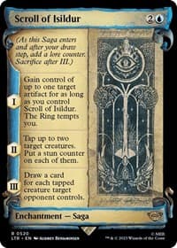 Scroll of Isildur (Showcase Scrolls) - Universes Beyond: The Lord of the Rings: Tales of Middle-earth - Magic: The Gathering card
