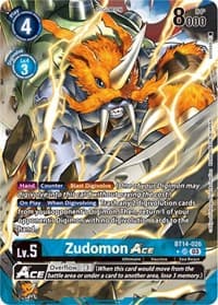 Zudomon ACE (Alternate Art) - Blast Ace - Digimon Card Game card