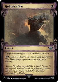Gollum's Bite (Showcase Scrolls) - Universes Beyond: The Lord of the Rings: Tales of Middle-earth - Magic: The Gathering card