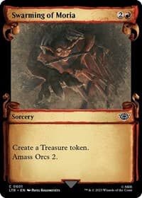 Swarming of Moria (Showcase Scrolls) - Universes Beyond: The Lord of the Rings: Tales of Middle-earth - Magic: The Gathering card