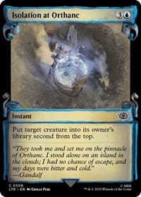 Isolation at Orthanc (Showcase Scrolls) - Universes Beyond: The Lord of the Rings: Tales of Middle-earth - Magic: The Gathering card