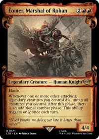 Eomer, Marshal of Rohan (Showcase Scrolls) - Universes Beyond: The Lord of the Rings: Tales of Middle-earth - Magic: The Gathering card
