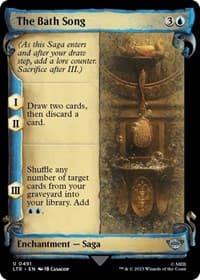 The Bath Song (Showcase Scrolls) - Universes Beyond: The Lord of the Rings: Tales of Middle-earth - Magic: The Gathering card