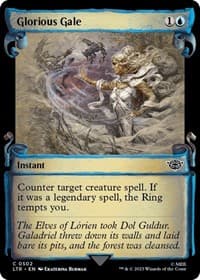 Glorious Gale (Showcase Scrolls) - Universes Beyond: The Lord of the Rings: Tales of Middle-earth - Magic: The Gathering card