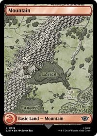 Mountain (0719) (Surge Foil) - Universes Beyond: The Lord of the Rings: Tales of Middle-earth - Magic: The Gathering card