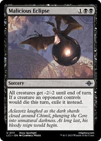 Malicious Eclipse - The Lost Caverns of Ixalan - Magic: The Gathering card