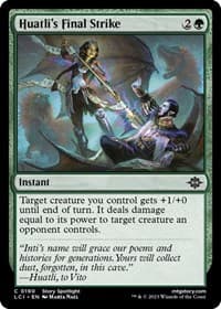 Huatli's Final Strike - The Lost Caverns of Ixalan - Magic: The Gathering card