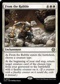 From the Rubble - Commander: The Lost Caverns of Ixalan - Magic: The Gathering card