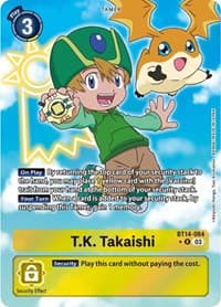 T.K. Takaishi (Alternate Art) - Blast Ace - Digimon Card Game card