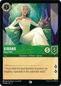 Virana - Fang Chief - Rise of the Floodborn - Disney Lorcana card