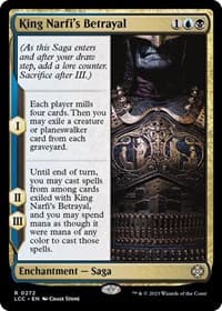 King Narfi's Betrayal - Commander: The Lost Caverns of Ixalan - Magic: The Gathering card