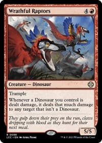 Wrathful Raptors - Commander: The Lost Caverns of Ixalan - Magic: The Gathering card