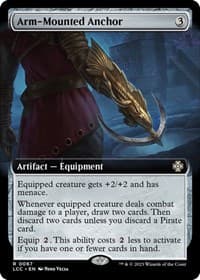Arm-Mounted Anchor (Extended Art) - Commander: The Lost Caverns of Ixalan - Magic: The Gathering card