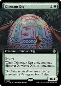Dinosaur Egg (Extended Art) - Commander: The Lost Caverns of Ixalan - Magic: The Gathering card