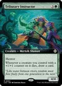 Tributary Instructor (Extended Art) - Commander: The Lost Caverns of Ixalan - Magic: The Gathering card