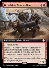 Broadside Bombardiers (Extended Art) - Commander: The Lost Caverns of Ixalan - Magic: The Gathering card