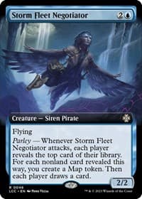 Storm Fleet Negotiator (Extended Art) - Commander: The Lost Caverns of Ixalan - Magic: The Gathering card