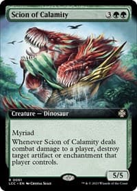 Scion of Calamity (Extended Art) - Commander: The Lost Caverns of Ixalan - Magic: The Gathering card