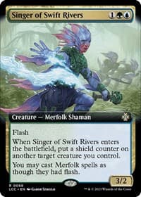 Singer of Swift Rivers (Extended Art) - Commander: The Lost Caverns of Ixalan - Magic: The Gathering card