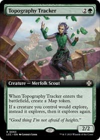 Topography Tracker (Extended Art) - Commander: The Lost Caverns of Ixalan - Magic: The Gathering card