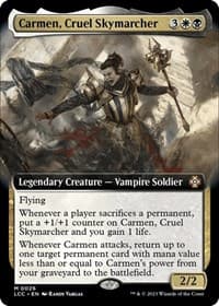 Carmen, Cruel Skymarcher (Extended Art) - Commander: The Lost Caverns of Ixalan - Magic: The Gathering card