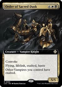 Order of Sacred Dusk (Extended Art) - Commander: The Lost Caverns of Ixalan - Magic: The Gathering card