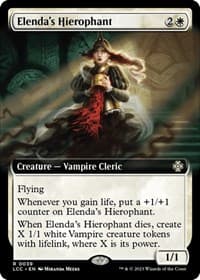 Elenda's Hierophant (Extended Art) - Commander: The Lost Caverns of Ixalan - Magic: The Gathering card