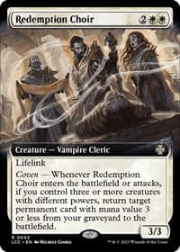 Redemption Choir (Extended Art) - Commander: The Lost Caverns of Ixalan - Magic: The Gathering card