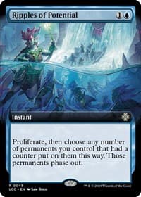 Ripples of Potential (Extended Art) - Commander: The Lost Caverns of Ixalan - Magic: The Gathering card