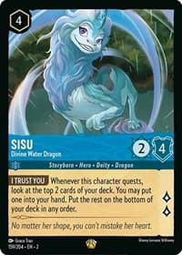 Sisu - Divine Water Dragon - Rise of the Floodborn - Disney Lorcana card