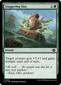 Staggering Size - The Lost Caverns of Ixalan - Magic: The Gathering card