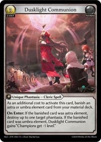 Dusklight Communion - Alchemical Revolution - Grand Archive TCG card