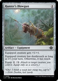 Hunter's Blowgun - The Lost Caverns of Ixalan - Magic: The Gathering card