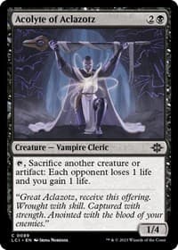 Acolyte of Aclazotz - The Lost Caverns of Ixalan - Magic: The Gathering card
