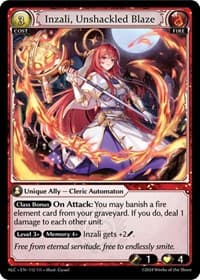 Inzali, Unshackled Blaze - Alchemical Revolution - Grand Archive TCG card