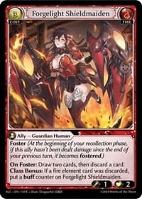 Forgelight Shieldmaiden - Alchemical Revolution - Grand Archive TCG card