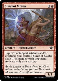 Sunshot Militia - The Lost Caverns of Ixalan - Magic: The Gathering card