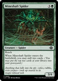 Mineshaft Spider - The Lost Caverns of Ixalan - Magic: The Gathering card