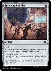 Runaway Boulder - The Lost Caverns of Ixalan - Magic: The Gathering card
