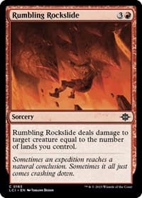 Rumbling Rockslide - The Lost Caverns of Ixalan - Magic: The Gathering card